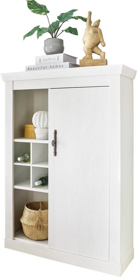 Home affaire Highboard Ravenna in romantische landelijke stijl grepen van metaal hoogte 146 cm - Foto 7