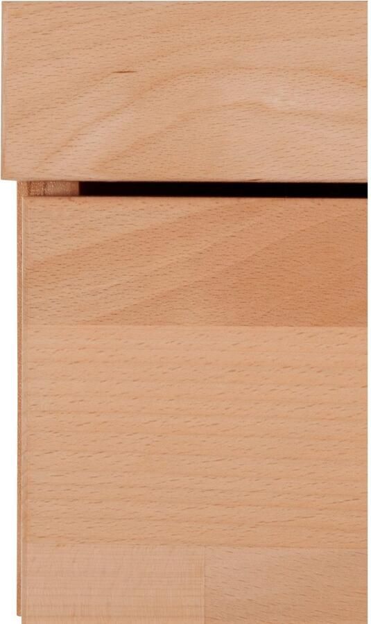 Home affaire Highboard Ribe 120cm breed 112cm hoog 12 vakken Hout massief houtmateriaal metalen handgrepen 2 deuren met glazen inzet - Foto 8