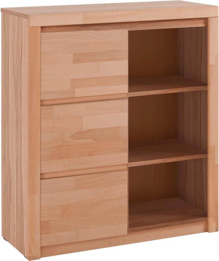 Home affaire Highboard Silkeborg Breedte 90-130 cm