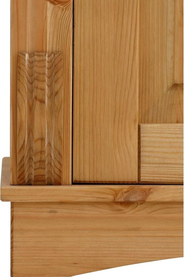 Home affaire Highboard Teresa Breedte 119 cm deuren met glazen inzetstukken van massief grenen FSC - Foto 7