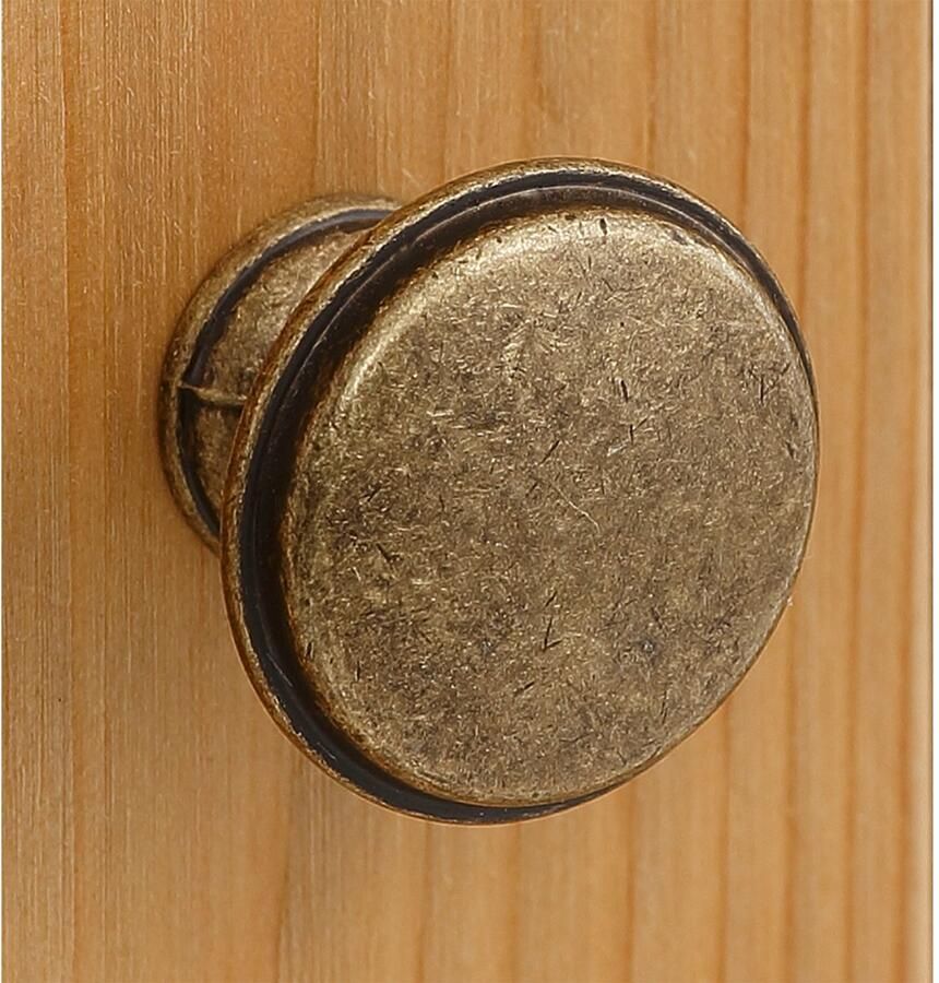 Home affaire Highboard Teresa Breedte 119 cm deuren met glazen inzetstukken van massief grenen FSC - Foto 3