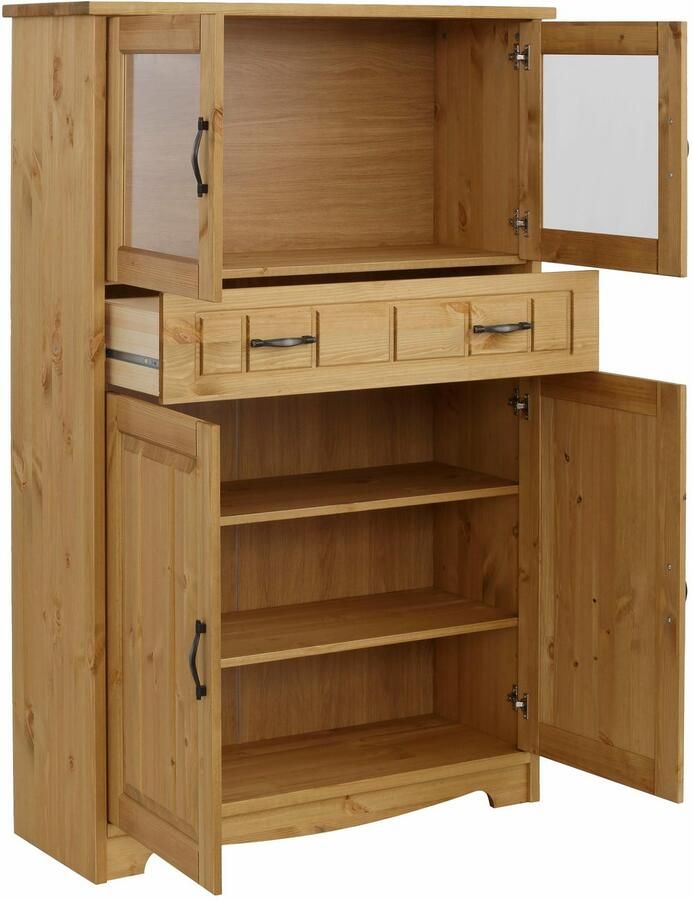 Home affaire Highboard Trinidad Vitrine breedte 102 cm - Foto 2