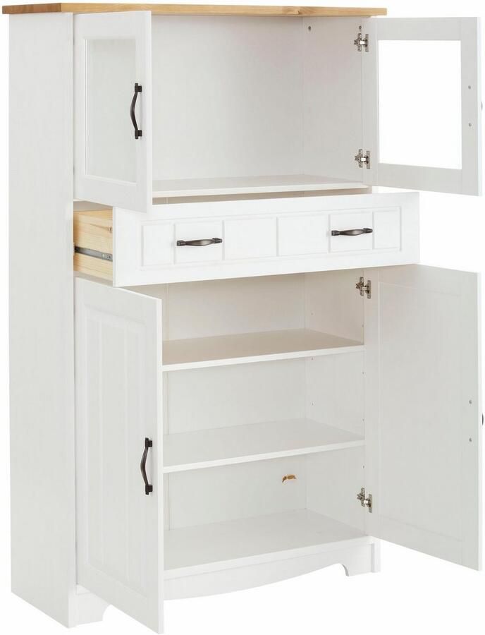 Home affaire Highboard Trinidad Vitrine breedte 102 cm - Foto 2