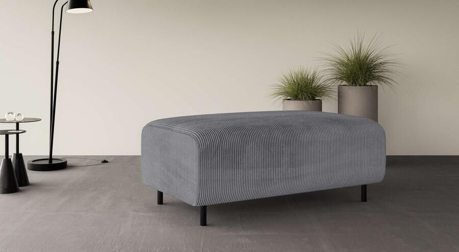 Home affaire Hocker ARROS groot met golfondersteuning afmetingen B D H: 120 70 46 cm - Foto 3