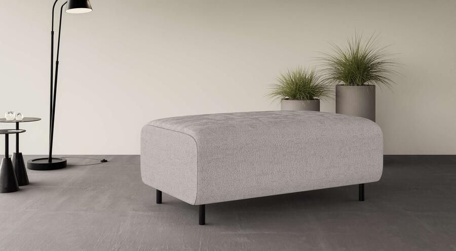 Home affaire Hocker ARROS groot met golfondersteuning afmetingen B D H: 120 70 46 cm - Foto 3