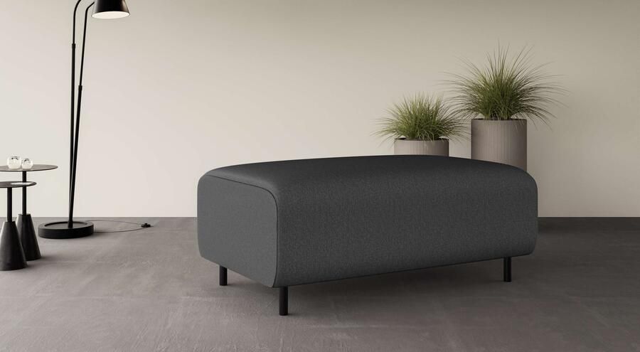 Home affaire Hocker ARROS groot met golfondersteuning afmetingen B D H: 120 70 46 cm - Foto 3