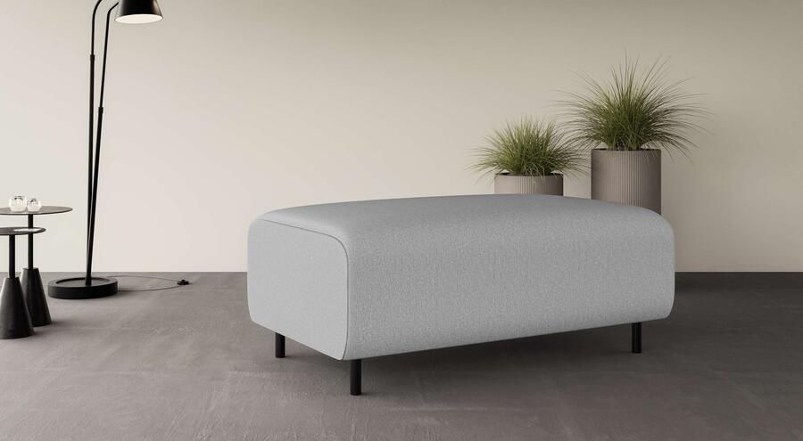 Home affaire Hocker ARROS groot met golfondersteuning afmetingen B D H: 120 70 46 cm - Foto 3