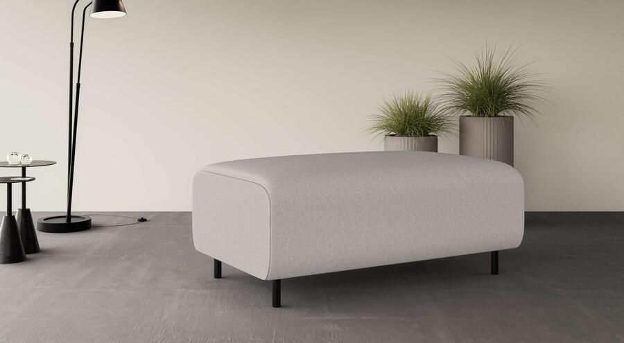 Home affaire Hocker ARROS groot met golfondersteuning afmetingen B D H: 120 70 46 cm - Foto 3