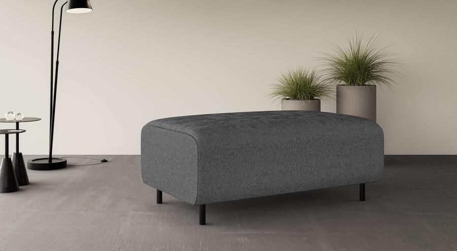 Home affaire Hocker ARROS groot met golfondersteuning afmetingen B D H: 120 70 46 cm - Foto 3