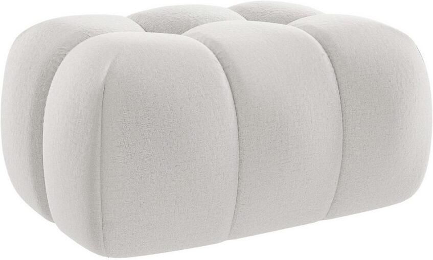 Home affaire XXL-fauteuil AURELIAN loveseat XXL met poef in set leesstoel relaxstoel met golfondersteuning fijne structuur grove structuur velours - Foto 5