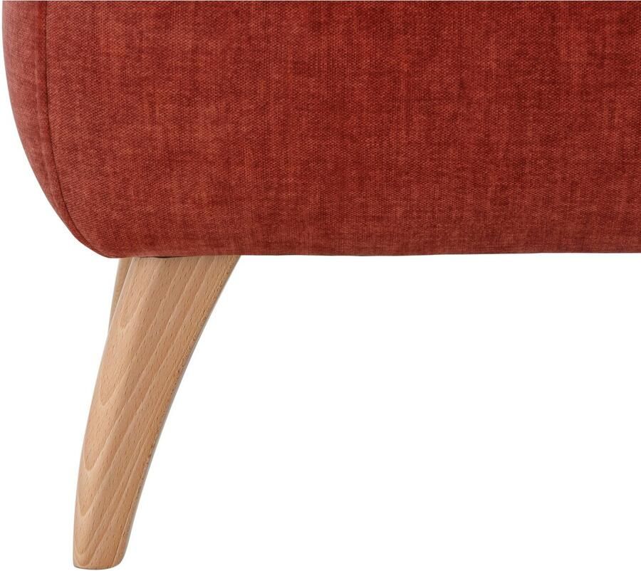Home affaire Hocker Baggio met houten voetjes - Foto 2