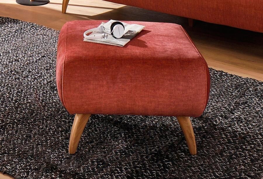 Home affaire Hocker Baggio met houten voetjes - Foto 4