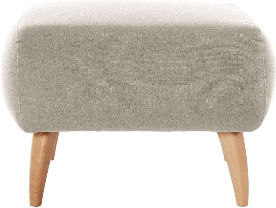 Home affaire Hocker Baggio met houten voetjes - Foto 2