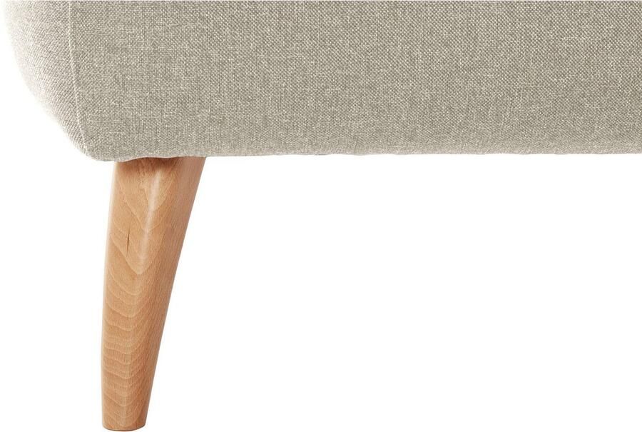 Home affaire Hocker Baggio met houten voetjes - Foto 4