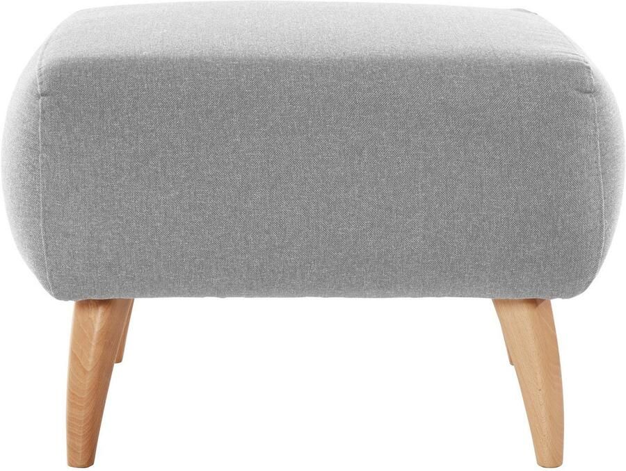 Home affaire Hocker Baggio met houten voetjes - Foto 2