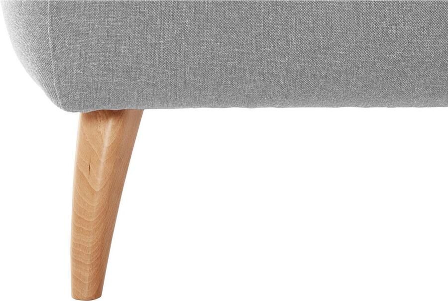 Home affaire Hocker Baggio met houten voetjes - Foto 5