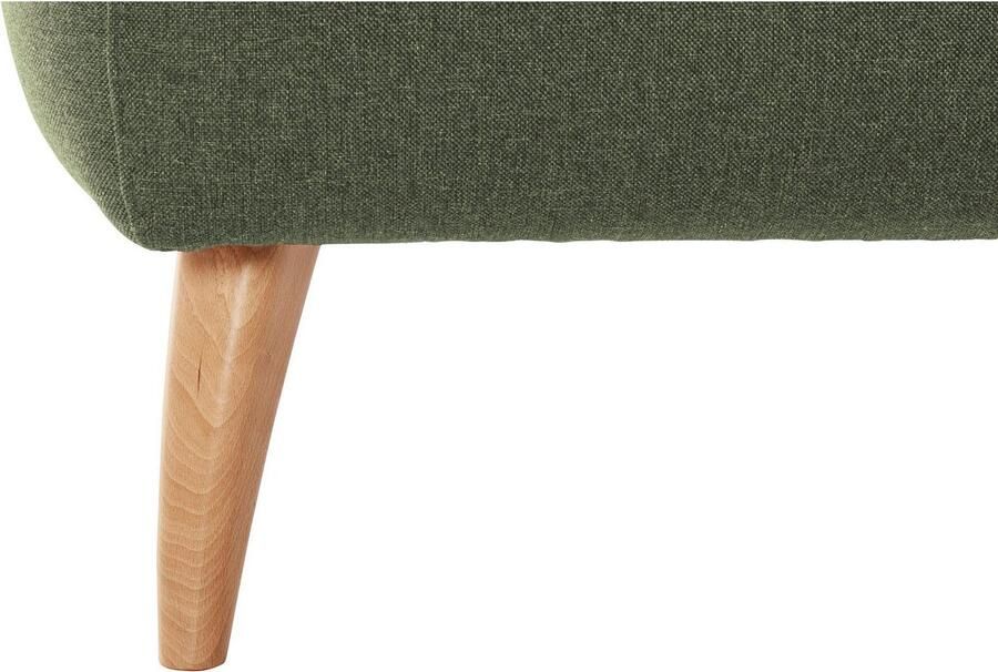 Home affaire Hocker Baggio met houten voetjes - Foto 4