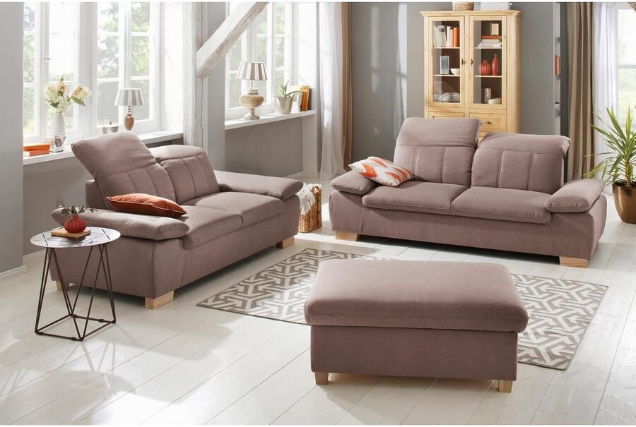 Home affaire 2-zitsbank Bergamo Multifunctionele Sofa comfortabel en gemakkelijk - Foto 3