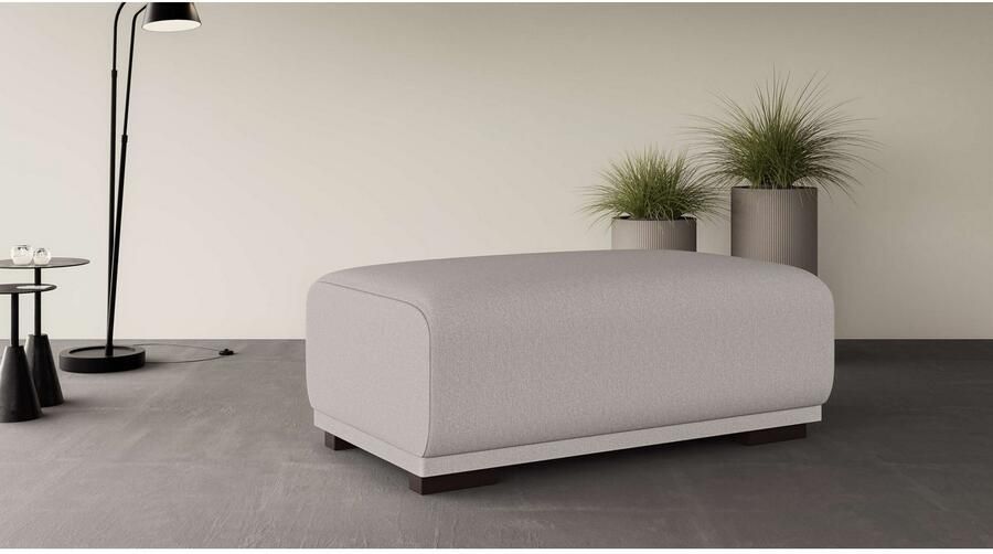 Home affaire Hocker BORNHOLM grote poef passend bij de serie afmetingen B D H: 122 72 46 cm - Foto 2