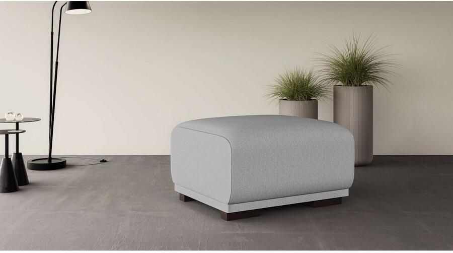 Home affaire Hocker BORNHOLM kleine poef passend bij de serie afmetingen B D H: 61 72 46 cm - Foto 2