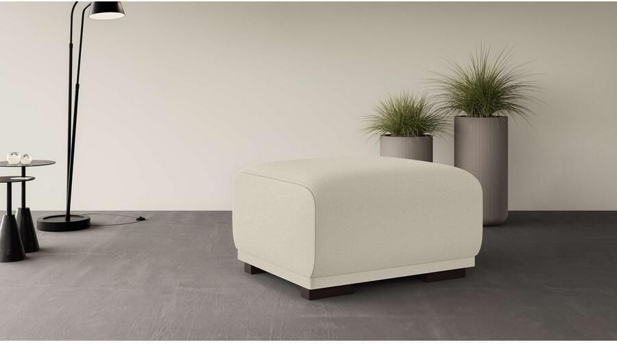 Home affaire Hocker BORNHOLM kleine poef passend bij de serie afmetingen B D H: 61 72 46 cm - Foto 2