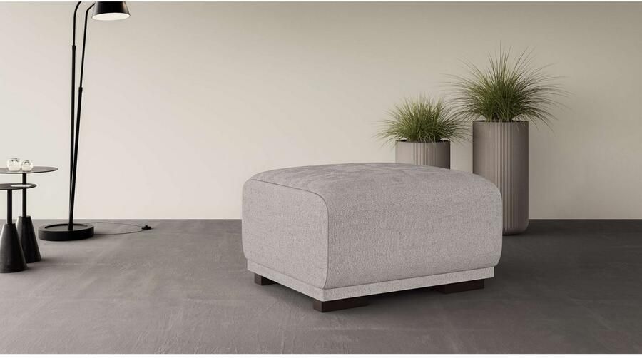 Home affaire Hocker BORNHOLM kleine poef passend bij de serie afmetingen B D H: 61 72 46 cm - Foto 2