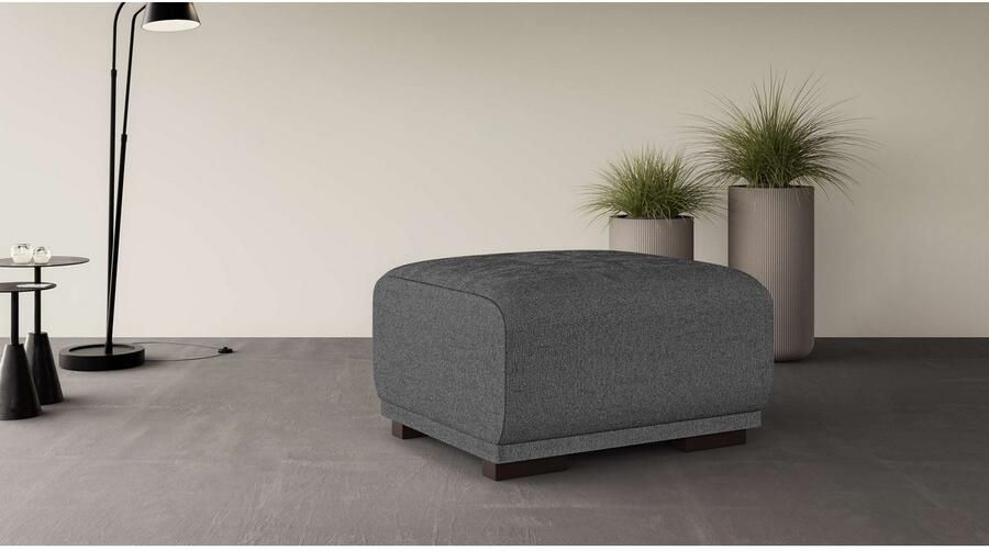 Home affaire Hocker BORNHOLM kleine poef passend bij de serie afmetingen B D H: 61 72 46 cm - Foto 2