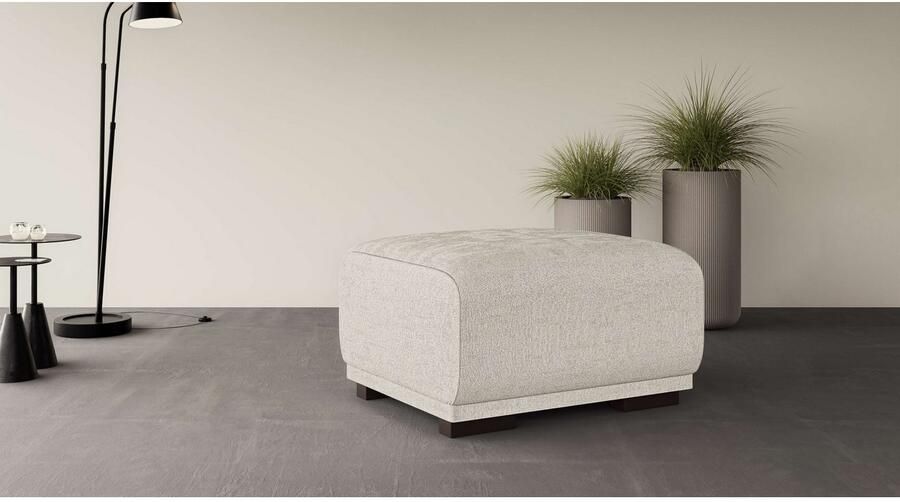 Home affaire Hocker BORNHOLM kleine poef passend bij de serie afmetingen B D H: 61 72 46 cm - Foto 2