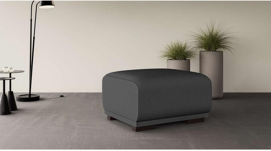 Home affaire Hocker BORNHOLM kleine poef passend bij de serie afmetingen B D H: 61 72 46 cm - Foto 2