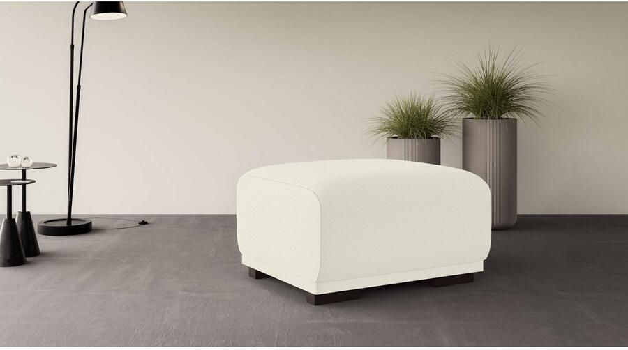 Home affaire Hocker BORNHOLM kleine poef passend bij de serie afmetingen B D H: 61 72 46 cm - Foto 2