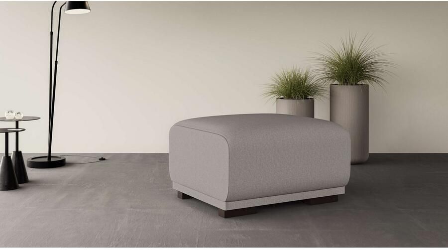 Home affaire Hocker BORNHOLM kleine poef passend bij de serie afmetingen B D H: 61 72 46 cm - Foto 2