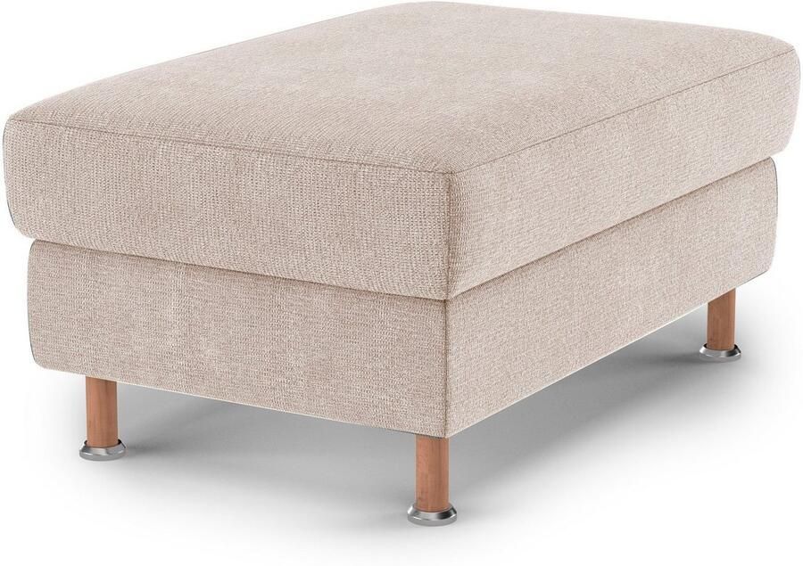 Home affaire Hocker Calypso Houten poten met metalen plaat - Foto 3