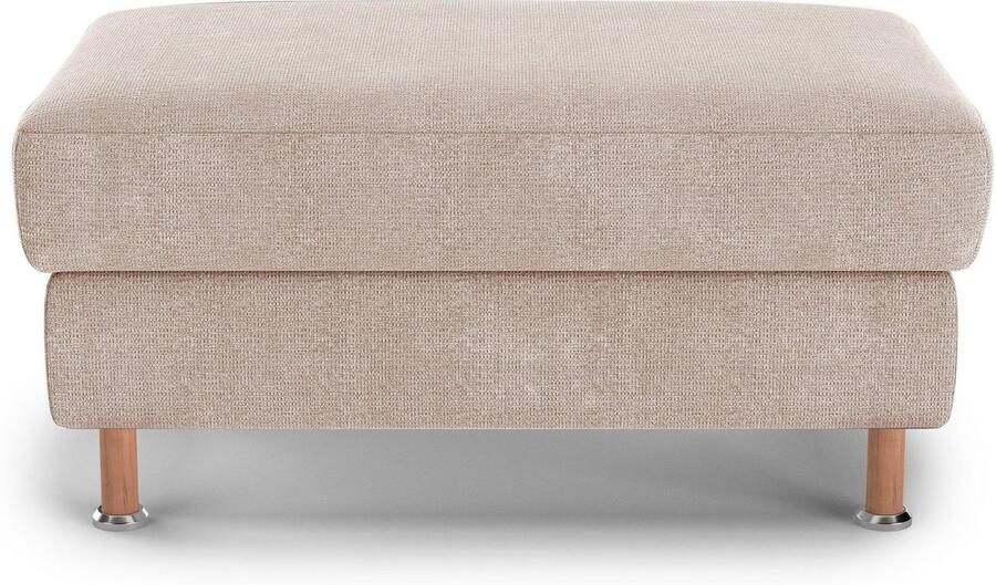 Home affaire Hocker Calypso Houten poten met metalen plaat - Foto 4