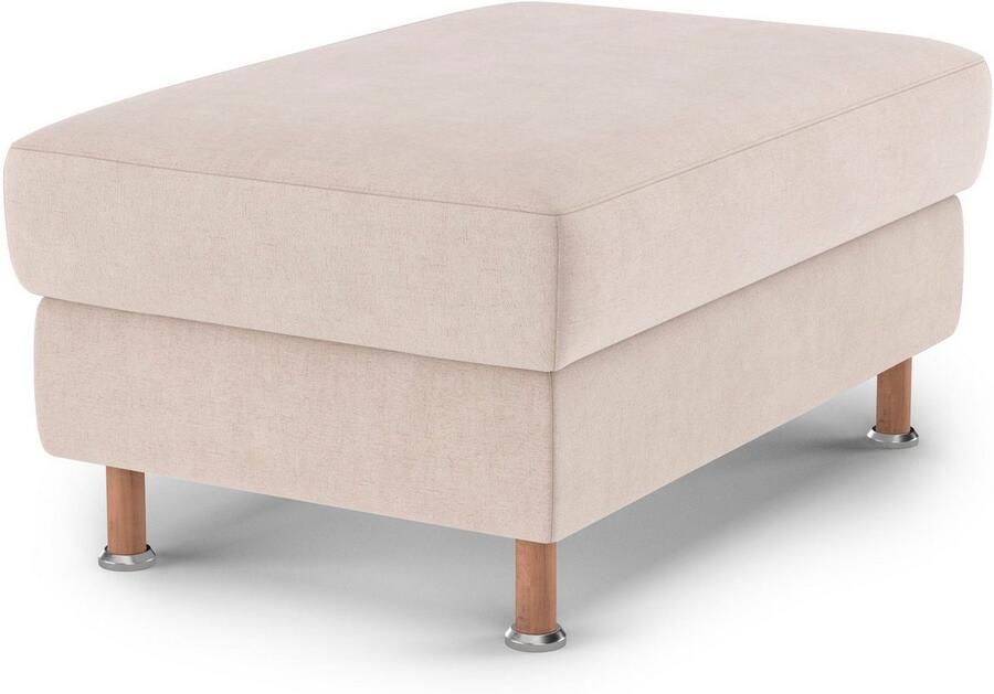 Home affaire Hocker Calypso Houten poten met metalen plaat - Foto 3