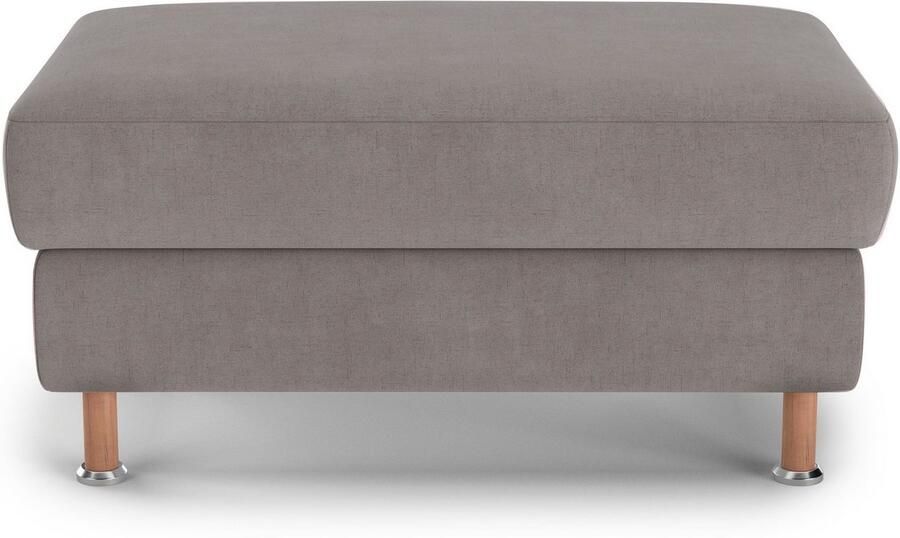 Home affaire Hocker Calypso Houten poten met metalen plaat - Foto 5