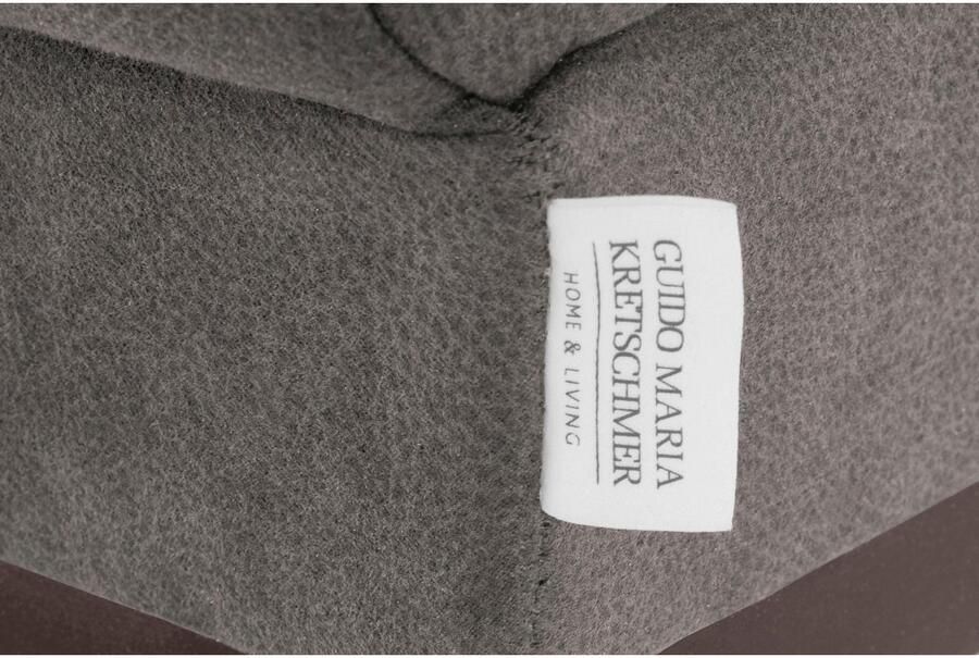 Home affaire Hocker Chamby met houten frame onderaan - Foto 4