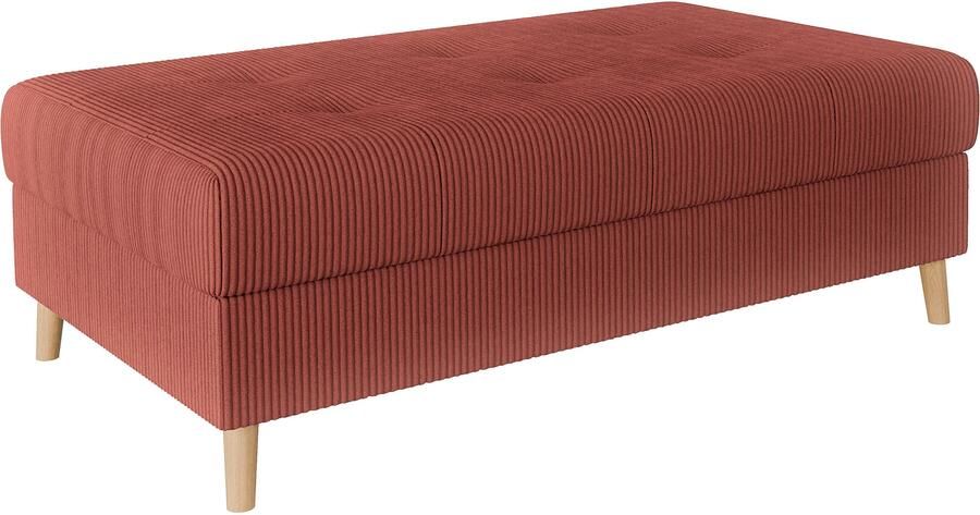 Home affaire Hocker CHARRE XXL stiksel in het zitgedeelte afmetingen: B D H: 118 73 40 cm - Foto 2