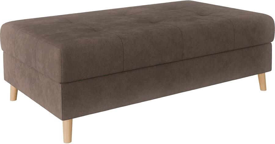 Home affaire Hocker CHARRE XXL stiksel in het zitgedeelte afmetingen: B D H: 118 73 40 cm - Foto 2