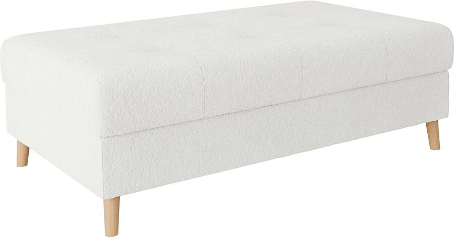 Home affaire Hocker CHARRE XXL stiksel in het zitgedeelte afmetingen: B D H: 118 73 40 cm - Foto 2