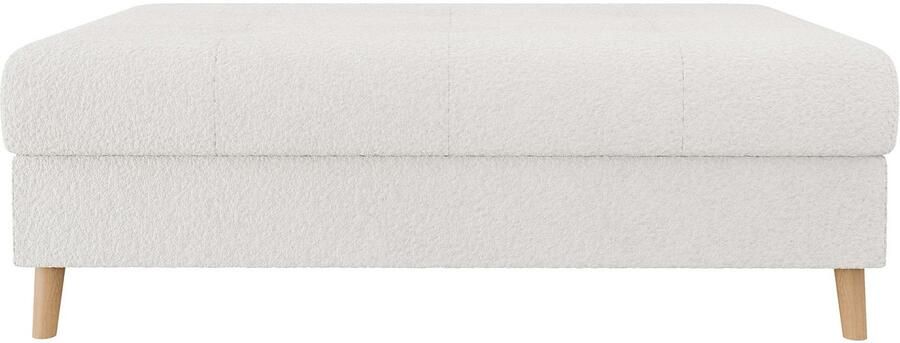 Home affaire Hocker CHARRE XXL stiksel in het zitgedeelte afmetingen: B D H: 118 73 40 cm