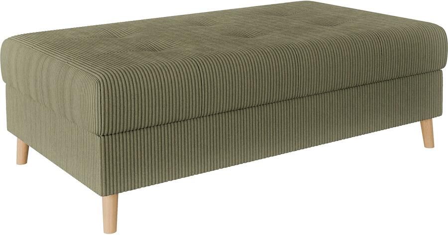 Home affaire Hocker CHARRE XXL stiksel in het zitgedeelte afmetingen: B D H: 118 73 40 cm - Foto 2