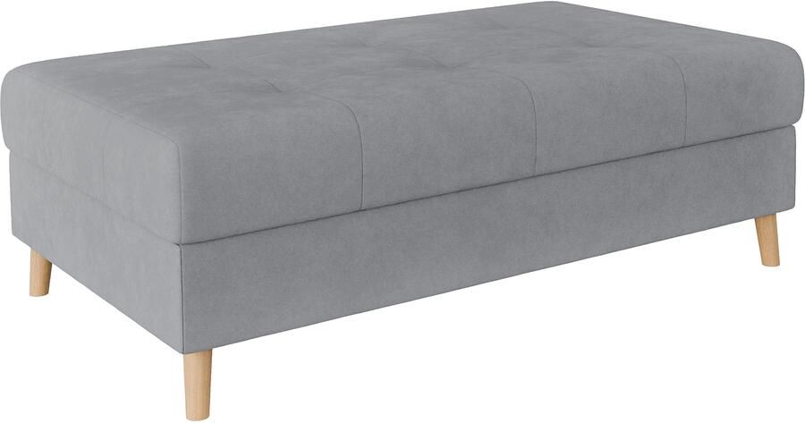 Home affaire Hocker CHARRE XXL stiksel in het zitgedeelte afmetingen: B D H: 118 73 40 cm - Foto 2