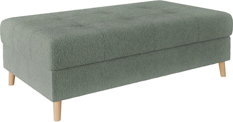 Home affaire Hocker CHARRE XXL stiksel in het zitgedeelte afmetingen: B D H: 118 73 40 cm - Foto 2