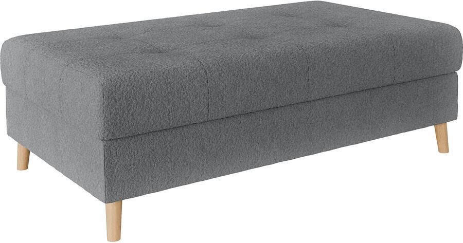 Home affaire Hocker CHARRE XXL stiksel in het zitgedeelte afmetingen: B D H: 118 73 40 cm - Foto 2