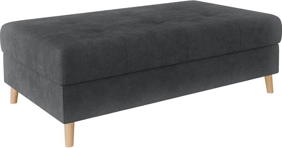 Home affaire Hocker CHARRE XXL stiksel in het zitgedeelte afmetingen: B D H: 118 73 40 cm - Foto 2