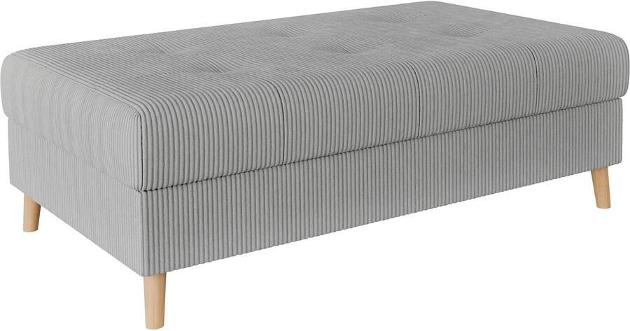 Home affaire Hocker CHARRE XXL stiksel in het zitgedeelte afmetingen: B D H: 118 73 40 cm - Foto 2