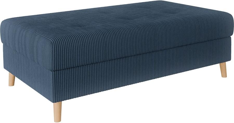 Home affaire Hocker CHARRE XXL stiksel in het zitgedeelte afmetingen: B D H: 118 73 40 cm - Foto 2