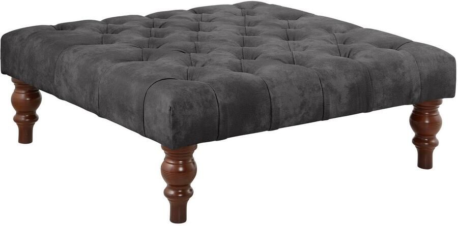 Home affaire Hocker CHESTERFIELD met knoopsluiting ook in leer - Foto 5
