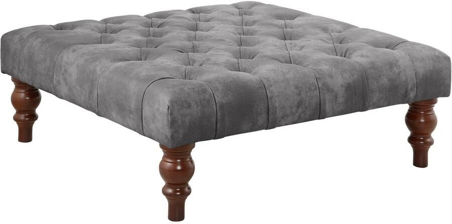 Home affaire Hocker CHESTERFIELD met knoopsluiting ook in leer - Foto 5