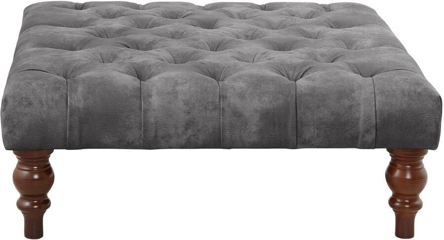 Home affaire Hocker CHESTERFIELD met knoopsluiting ook in leer - Foto 4